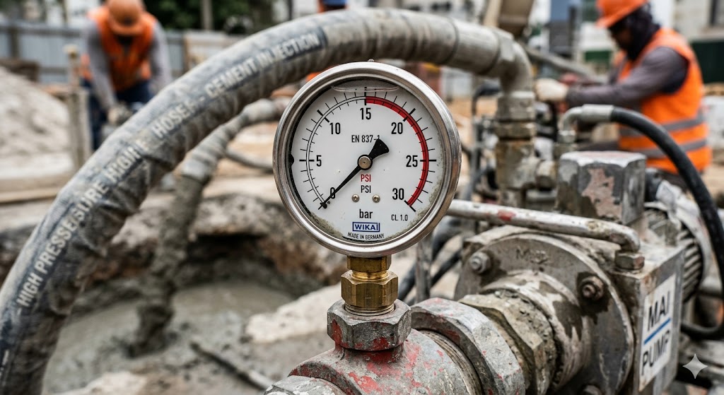 Injeção de Consolidação e Tratamento de Solo com Calda de Cimento